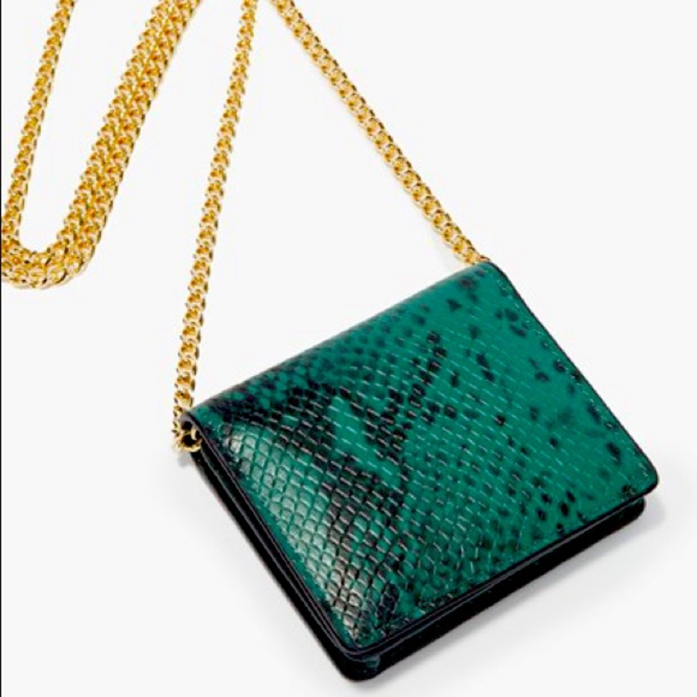 FRENCH CONNECTION Ines Python Card Holder